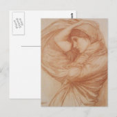 Studie für Boreas Postkarte (Vorne/Hinten)