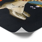 Studie für Butterfly Couple - Art Déco Poster (Ecke)