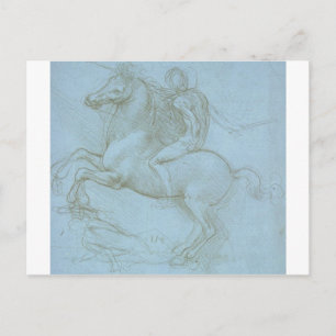 Studie für das Denkmal von Sforza Postkarte