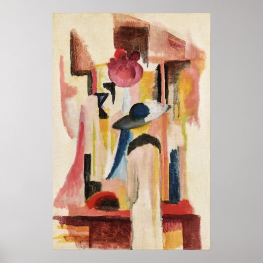Studie für das Fenster "Bright Shop" | August Mack Poster (Vorne)