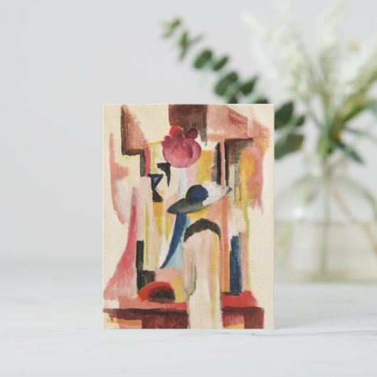 Studie für das Fenster "Bright Shop" | August Mack Postkarte (Stehend Vorderseite)