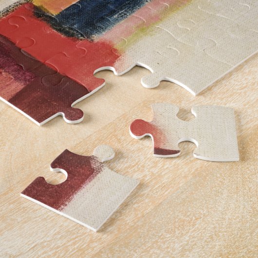 Studie für das Fenster "Bright Shop" | August Mack Puzzle (Seite)