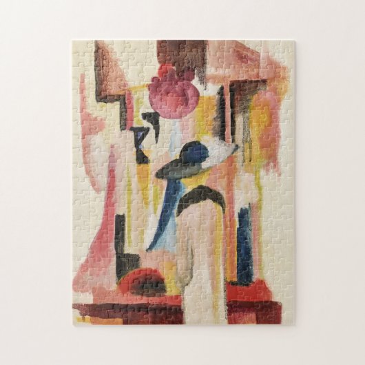 Studie für das Fenster "Bright Shop" | August Mack Puzzle (Vertikal)