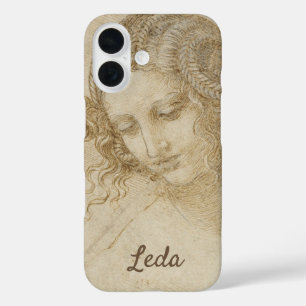 Studie für das Haupt der Leda von Leonardo da Vinc iPhone 16 Hülle