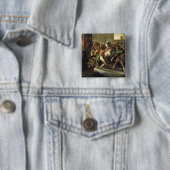 Studie für das Rennen der barbarischen Pferde, Button (Beispiel)