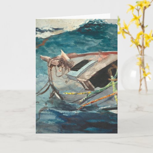 Studie für den Golfstrom | Winslow Homer Karte (Gelbe Blume)