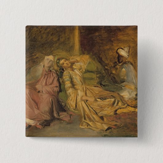 Studie für den Innenraum eines Harems Button (Vorderseite)