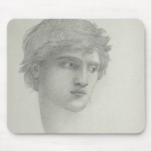 Studie für den Kopf von Perseus (Bleistift auf Mousepad