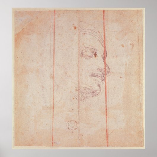 Studie für den Leiter des libyschen Sibyl Poster (Vorne)