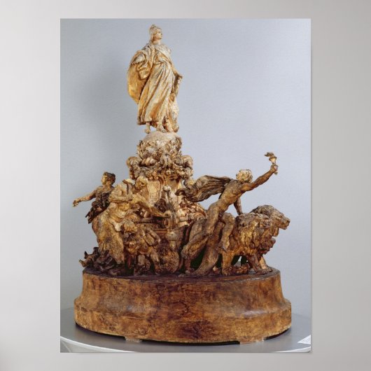 Studie für den Triumph der Republik Poster (Vorne)