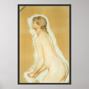 Studie für 'Die großen Badenden' von Pierre Renoir Poster