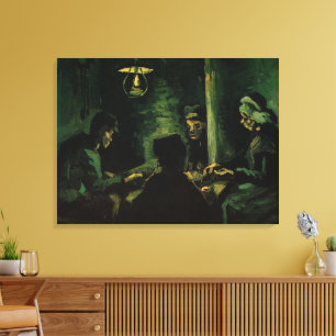 Studie für Die Kartoffelesser von Vincent van Gogh Leinwanddruck