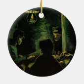 Studie für die Kartoffelfresser von Vincent van Go Keramikornament (Hinten)