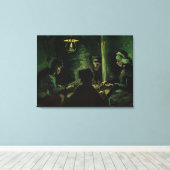 Studie für die Kartoffelfresser von Vincent van Go Leinwanddruck (Insitu (Holzboden))