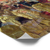 Studie für die Krönung des Zaren Nikolaus II Poster (Ecke)