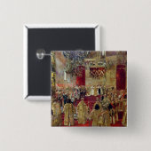 Studie für die Krönung des Zars Nicholas II Button (Vorne & Hinten)