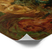 Studie für die Löwenjagd, 1854 Poster (Ecke)