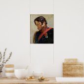 Studie für ein Portrait von Baron Dominique Larrey Poster (Küche)