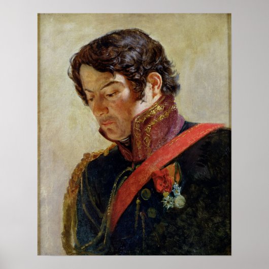 Studie für ein Portrait von Baron Dominique Larrey Poster (Vorne)