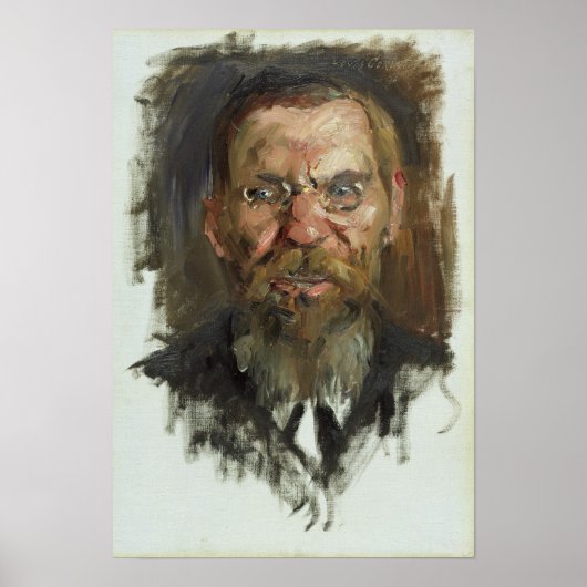 Studie für ein Portrait von Professor Dr. Eduard Poster (Vorne)