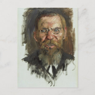 Studie für ein Portrait von Professor Dr. Eduard Postkarte