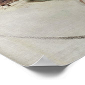 Studie für ein Portrait von Zar Nikolaus II 1898 Poster (Ecke)