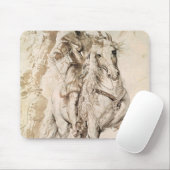 Studie für ein Reiterporträt Mousepad (Mit Mouse)