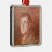 Studie für ein Reiterporträt Silbernes Ornament (Rechts)