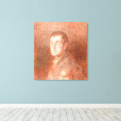 Studie für ein Reitportrait Leinwanddruck (Insitu (Holzboden))