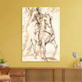 Studie für ein Reitportrait Leinwanddruck (Insitu (Wohnzimmer))