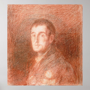 Studie für ein Reitportrait Poster