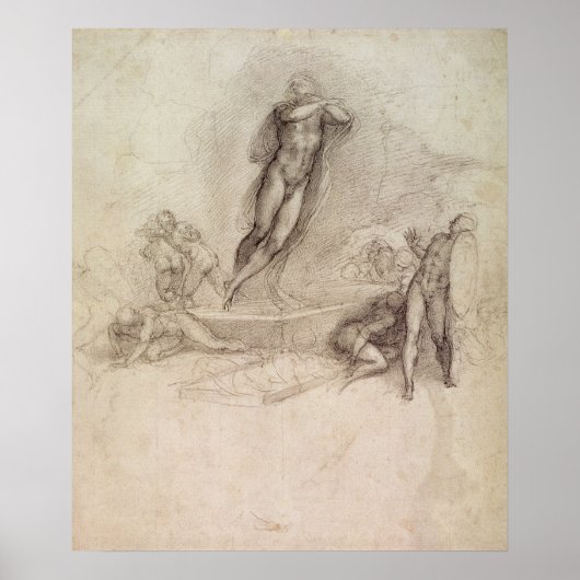 Studie für eine Szension Poster (Vorne)