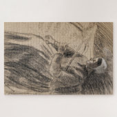 Studie für eine von Pissarro sitzende Bäuerin Puzzle (Horizontal)