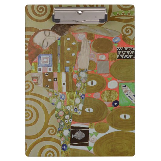 Studie für Erfüllung, c.1905-09 (w/c u. Gold auf Klemmbrett (Vorderseite)