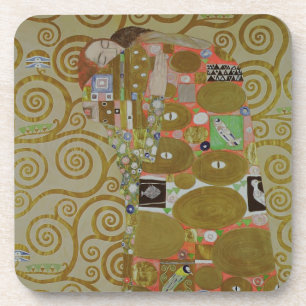 Studie für Erfüllung, c.1905-09 (w/c u. Gold auf Untersetzer