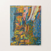 Studie für Herbstlandschaft mit Booten | Kandinsky Puzzle (Vertikal)