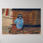 Studie für Hopi Weaver von Maynard Dixon Poster (Vorne)