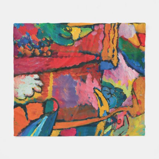 Studie für Improvisation V durch Wassily Kandinsky Fleecedecke (Vorderseite (Horizontal))