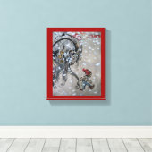 Studie für Julbacken (Weihnachten Ziege) 1911 Leinwanddruck (Insitu (Holzboden))