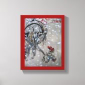 Studie für Julbacken (Weihnachten Ziege) 1911 Leinwanddruck (Vorderseite)