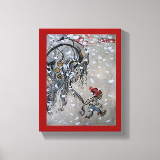 Studie für Julbacken (Weihnachten Ziege) 1911 Leinwanddruck (Vorderseite)