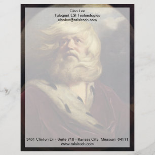 Studie für King Lear - Joshua Reynolds Briefbogen