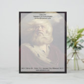 Studie für King Lear - Joshua Reynolds Briefbogen (Stehend Vorderseite)