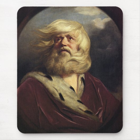 Studie für King Lear - Joshua Reynolds Mousepad (Vorne)