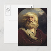 Studie für King Lear - Joshua Reynolds Postkarte (Vorne/Hinten)