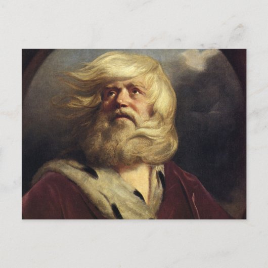 Studie für King Lear - Joshua Reynolds Postkarte (Vorderseite)