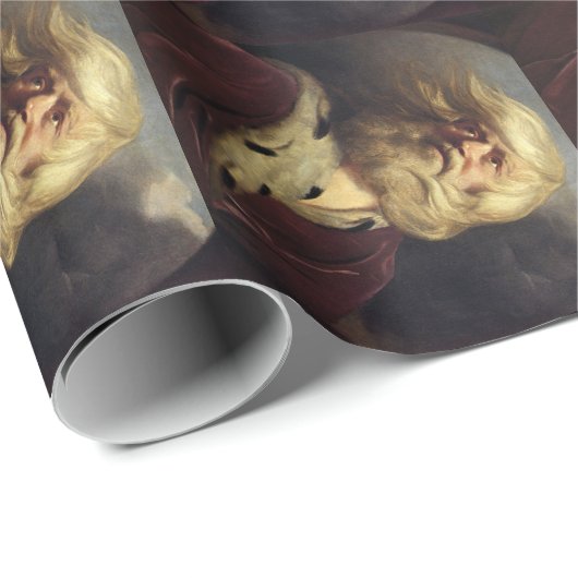 Studie für King Lear Wrapping Paper Geschenkpapier (Rolleneckpunkt)