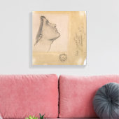 Studie für "Lamia", c.1904-05 (Bleistift auf Papie Leinwanddruck (Insitu (Wohnzimmer))