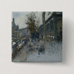 Studie für Les Halles, 1893 Button