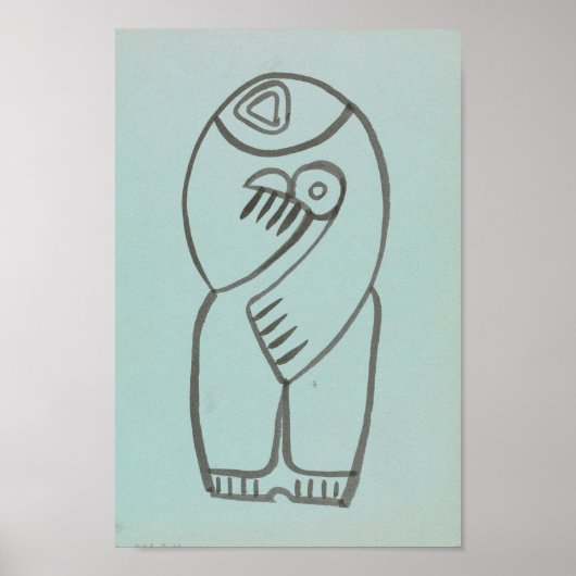 Studie für Mutter und Kind | Henri Gaudier-Brzeska Poster (Vorne)